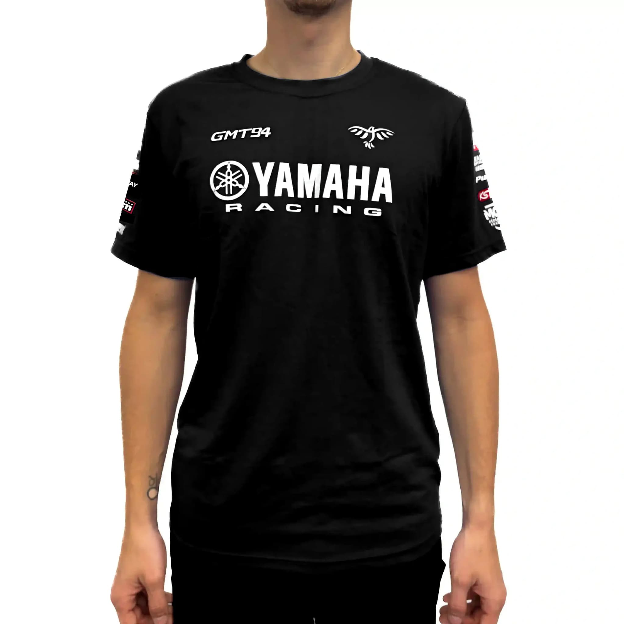 T-shirt noir GMT94 Yamaha 2025-2026 - Boutique GMT94