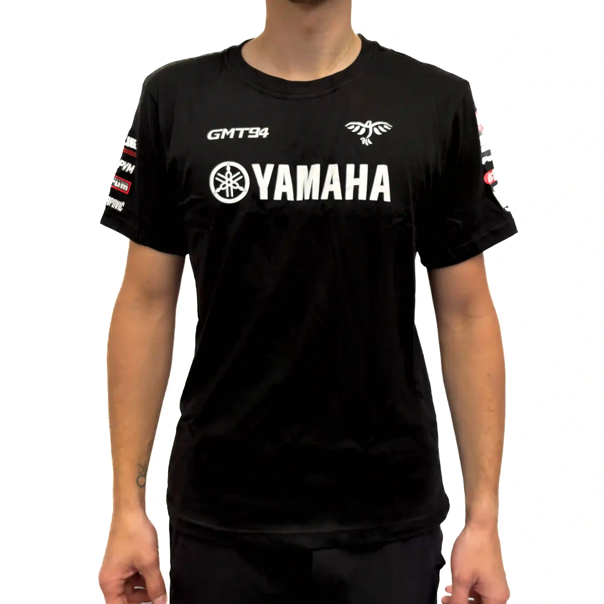 T-shirt noir GMT94 Yamaha 2025-2026 - Boutique GMT94